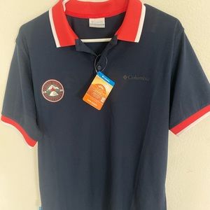 Columbia Polo shirt size L New